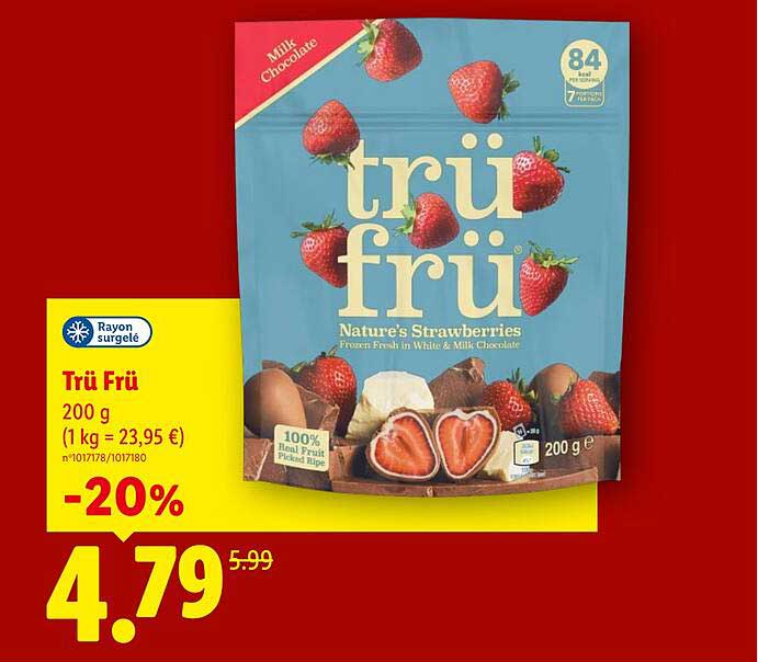 Trü Frü 200 g (1 kg = 23,95 €)