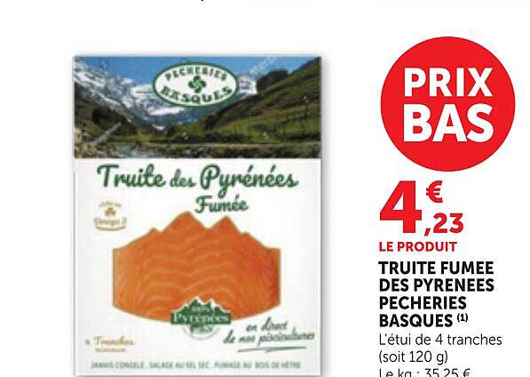 TRUITE FUMEE DES PYRENEES PECHERIES BASQUES