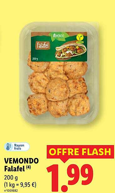 VEMONDO Falafel (4) 200 g (1 kg = 9,95 €)
