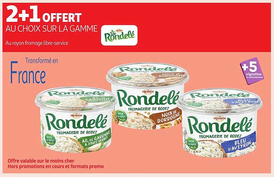 2+1 OFFERTE AU CHOIX SUR LA GAMME
