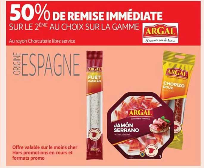 50% DE REMISE IMMÉDIATE SUR LE 2ÈME AU CHOIX SUR LA GAMME