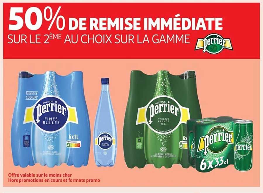 50% DE REMISE IMMÉDIATE SUR LE 2ÈME AU CHOIX SUR LA GAMME