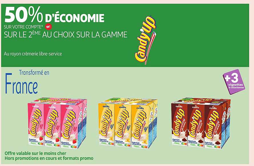 50% D'ÉCONOMIE SUR VOTRE COMPTE SUR LE 2ÈME AU CHOIX SUR LA GAMME