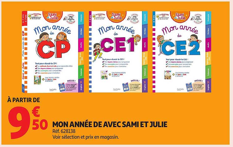 À PARTIR DE 9 € 50 MON ANNÉE DE AVEC SAMI ET JULIE
