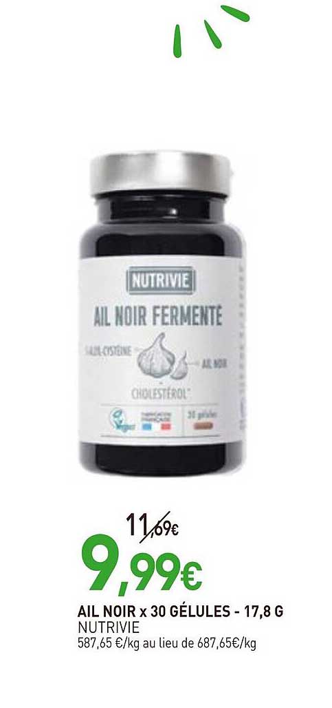 AIL NOIR x 30 GÉLULES - 17,8 G NUTRIVIE