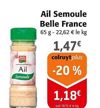 Ail Semoule Belle France