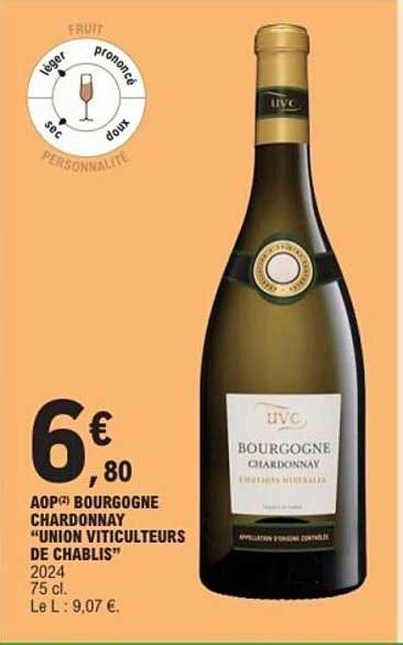 AOP Bourgogne Chardonnay "Union Viticulteurs de Chablis"