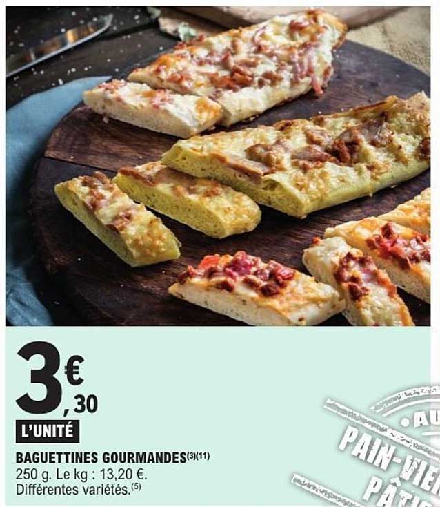 BAGUETTINES GOURMANDES