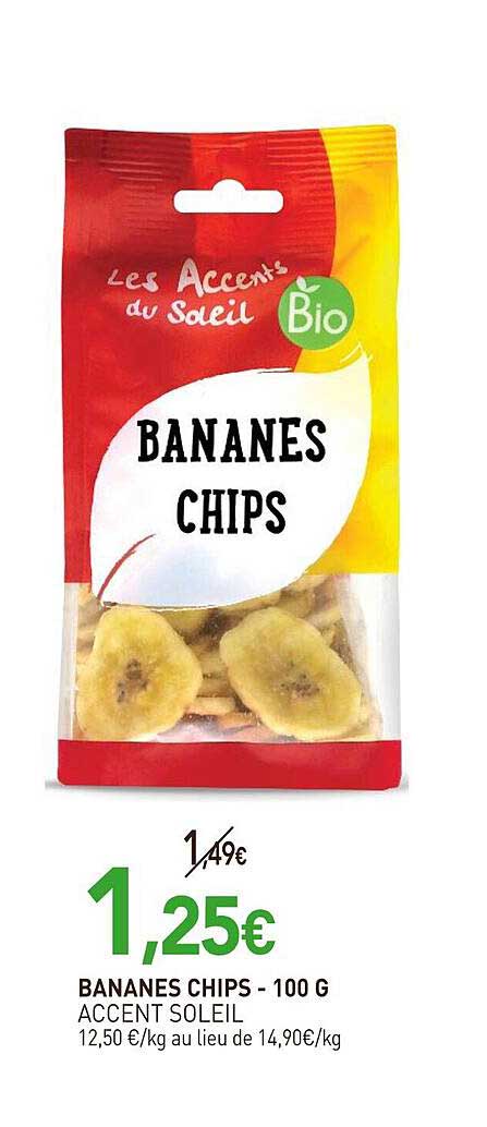 BANANES CHIPS - 100 G