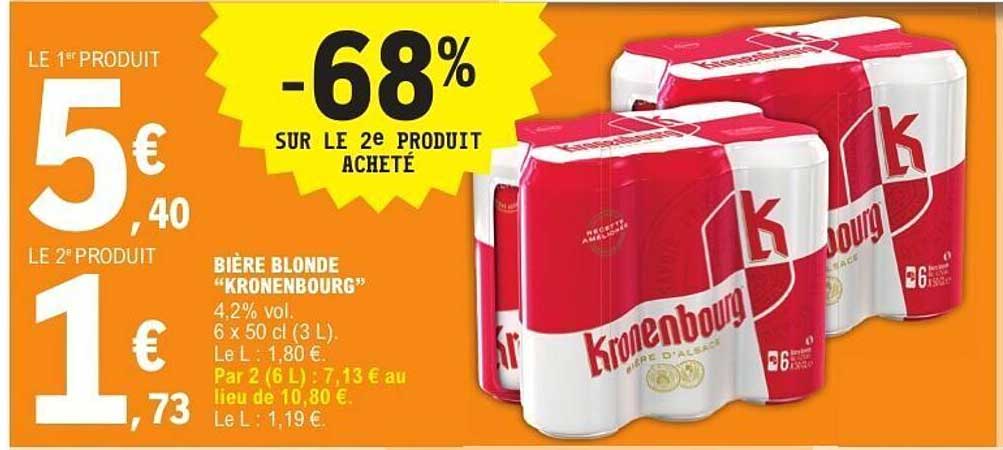 Bière Blonde "Kronenbourg"