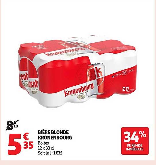BIÈRE BLONDE KRONENBOURG
