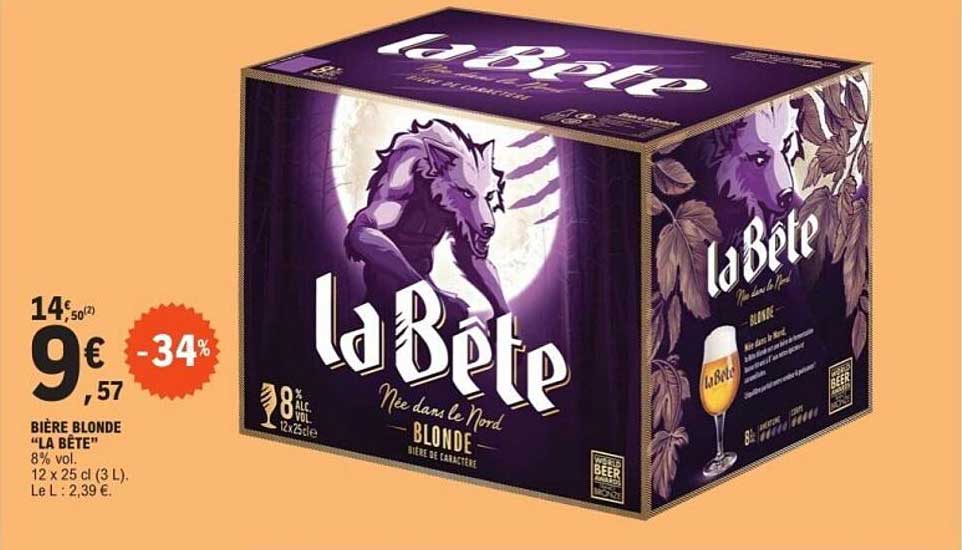 BIÈRE BLONDE “LA BÊTE”