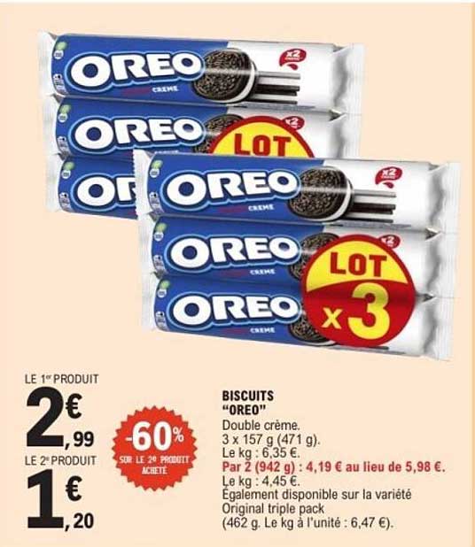 BISCUITS "OREO"