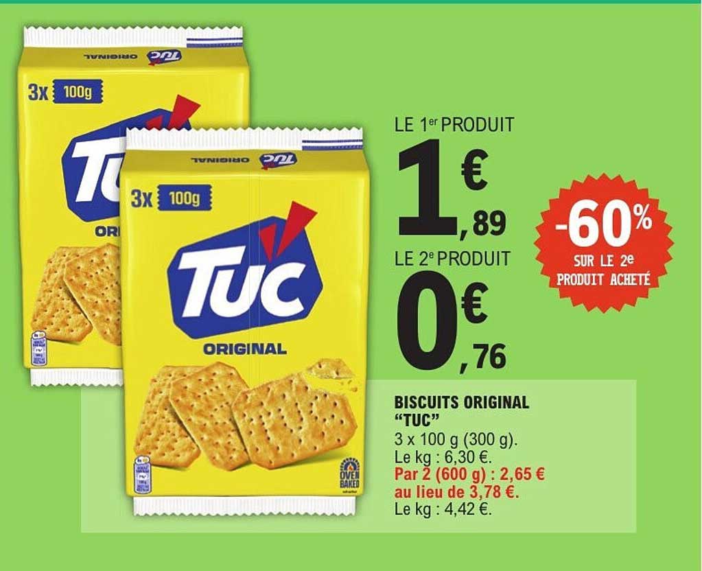 BISCUITS ORIGINAL “TUC”