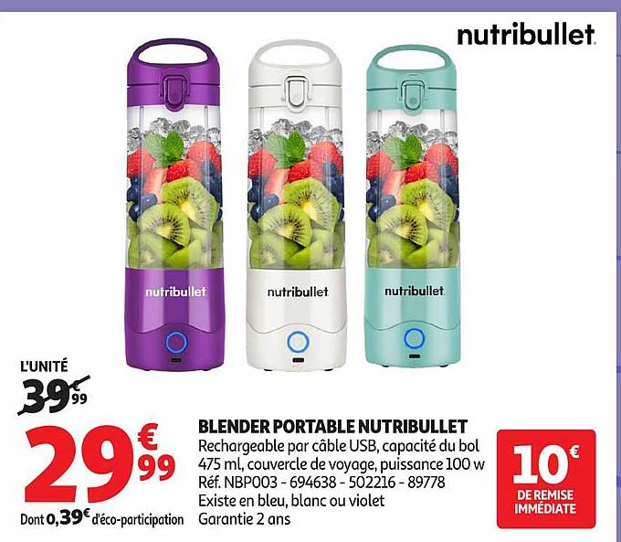 BLENDER PORTABLE NUTRIBULLET