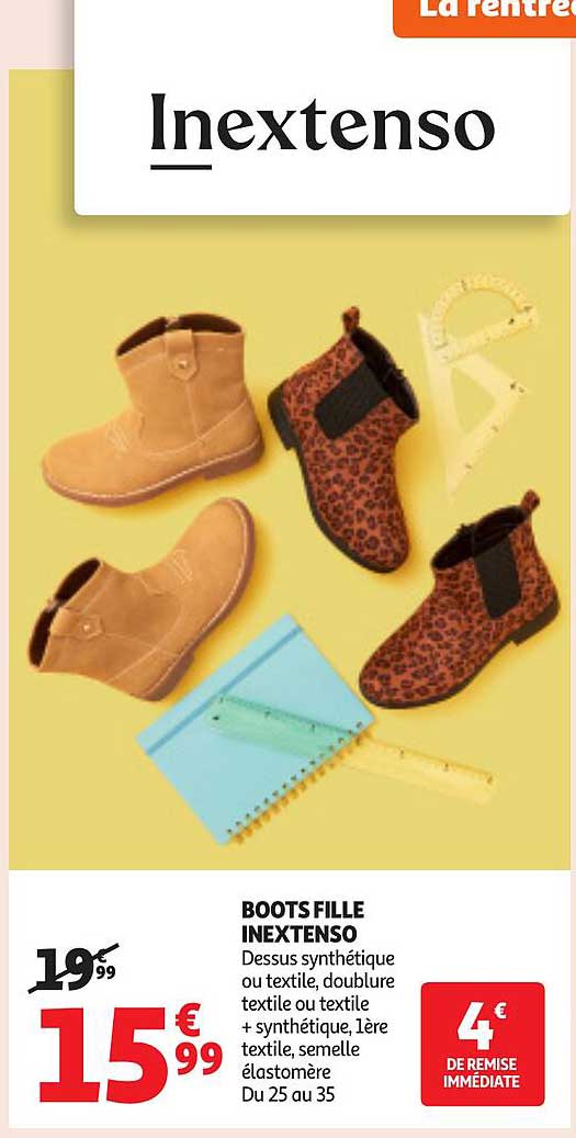 BOOTS FILLE INEXTENSO
