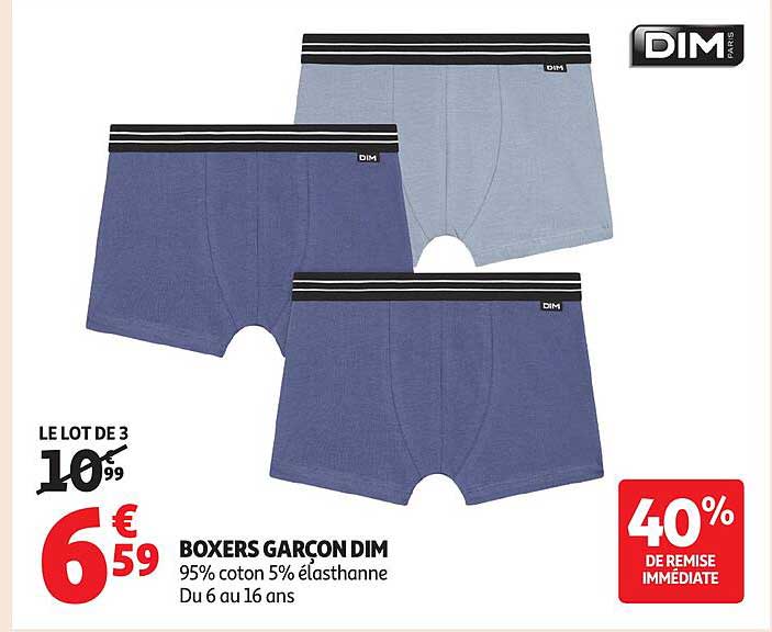 BOXERS GARÇON DIM