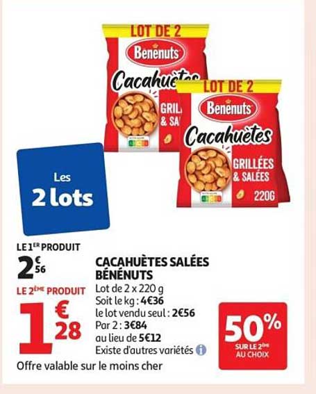 CACAHUÈTES SALÉES BÉNENUTS