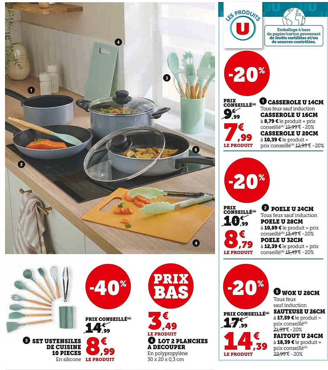 CASSEROLE U 14CM