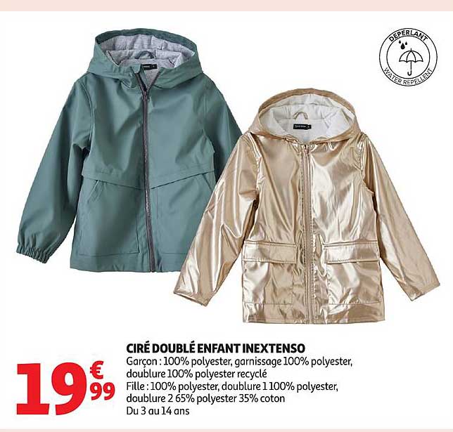 CIRÉ DOUBLÉ ENFANT INEXTENSO