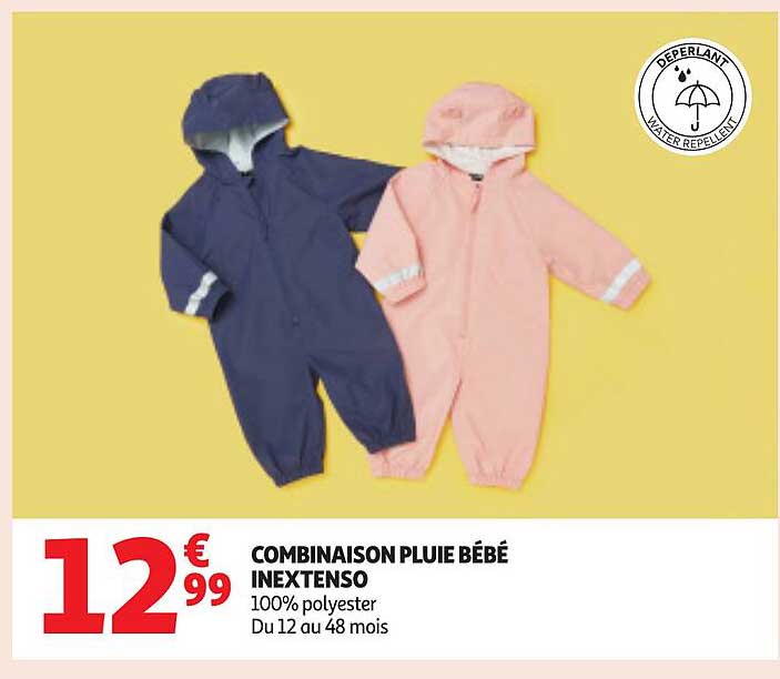 COMBINAISON PLUIE BÉBÉ INEXTENSO