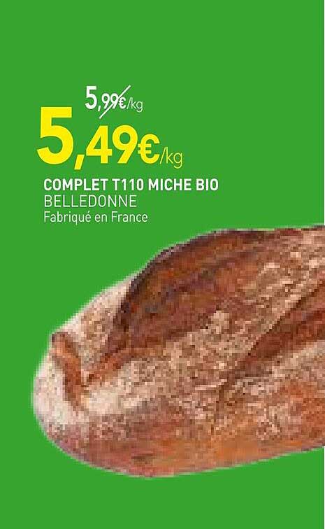 COMPLET T110 MICHE BIO BELLEDONNE