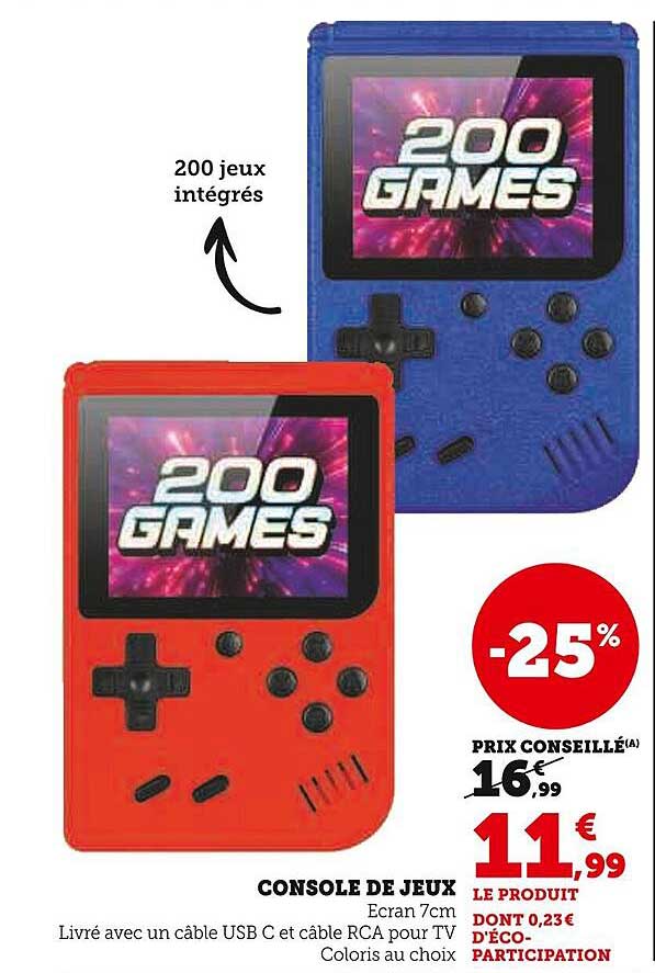 CONSOLE DE JEUX