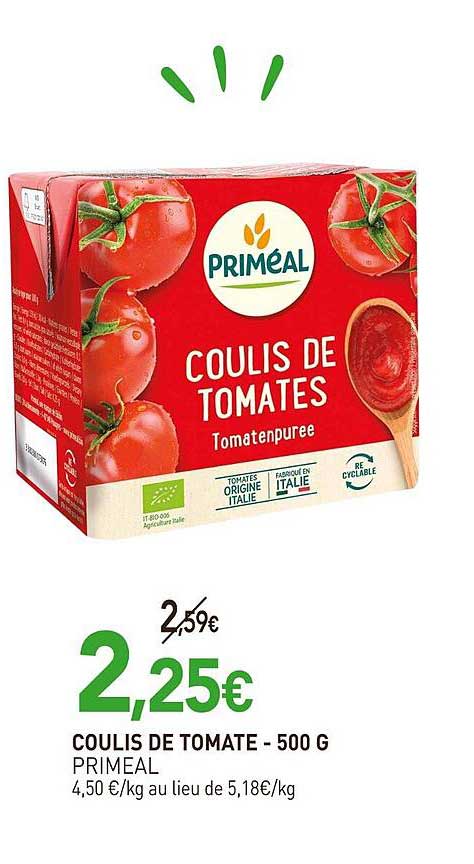 COULIS DE TOMATE - 500 G