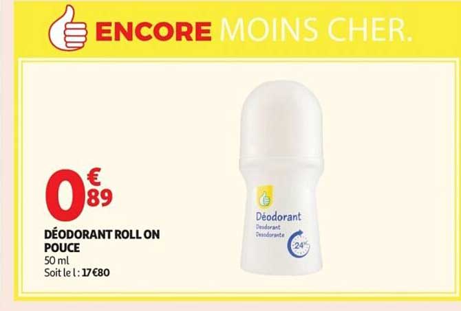 DÉODORANT ROLL ON POUCE