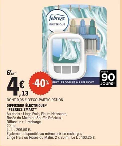 DIFFUSEUR ÉLECTRIQUE "FEBREZE SMART"