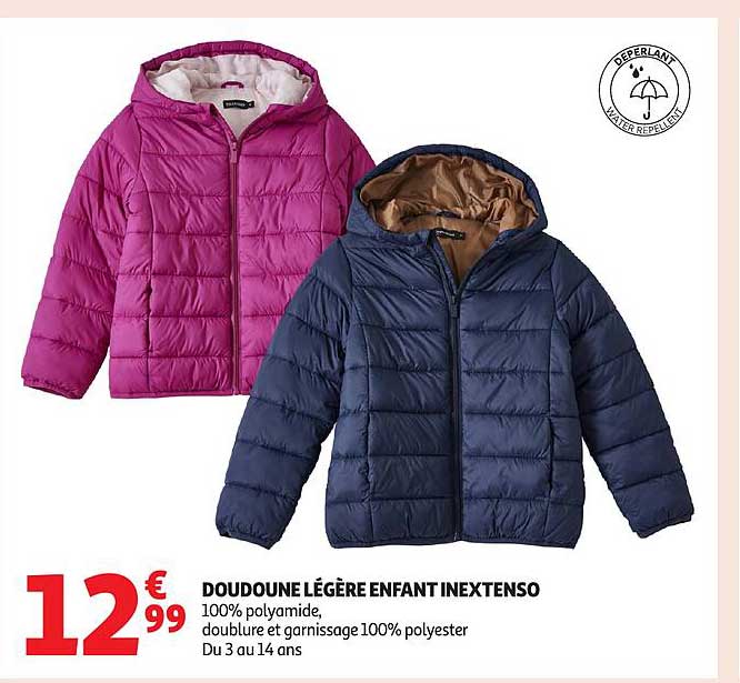 DOUDOUNE LÉGÈRE ENFANT INEXTENSO