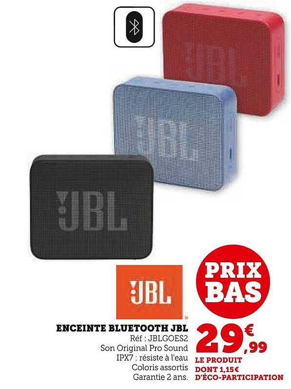 ENCEINTE BLUETOOTH JBL
