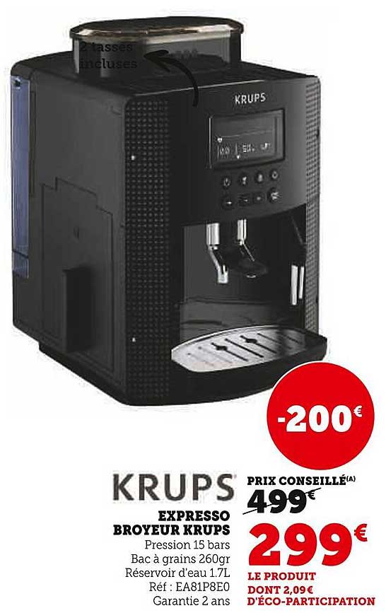 EXPRESSO BROYEUR KRUPS