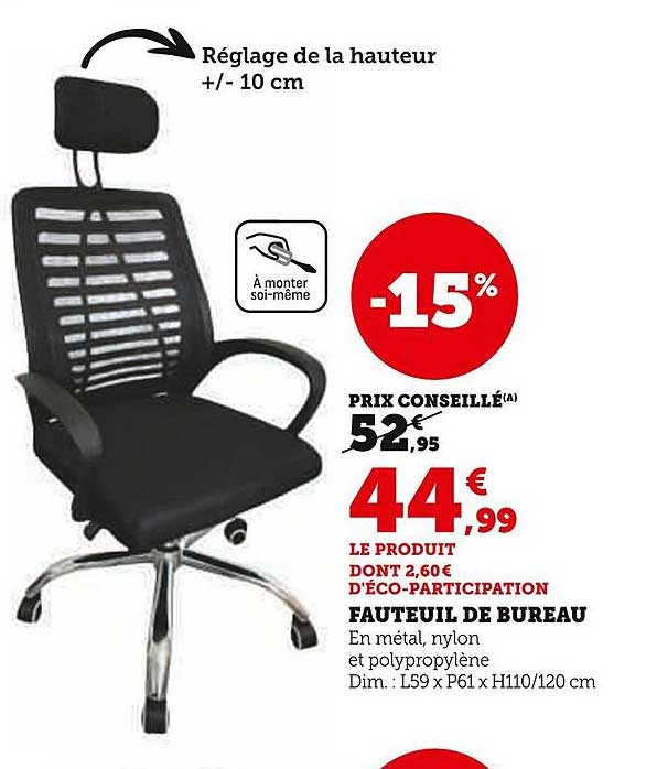 FAUTEUIL DE BUREAU