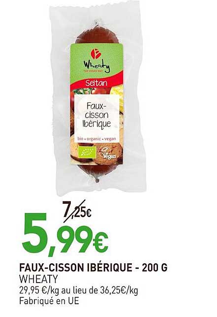 FAUX-CISSON IBÉRIQUE - 200 G WHEATY