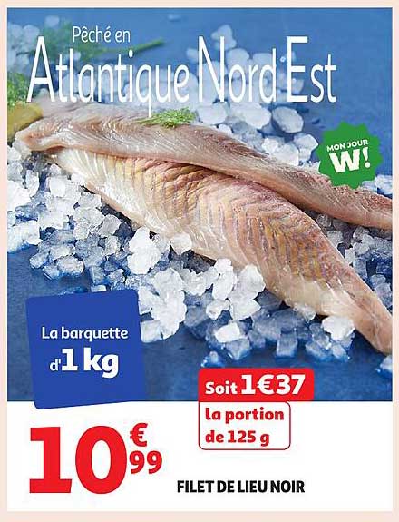 Filet de lieu noir