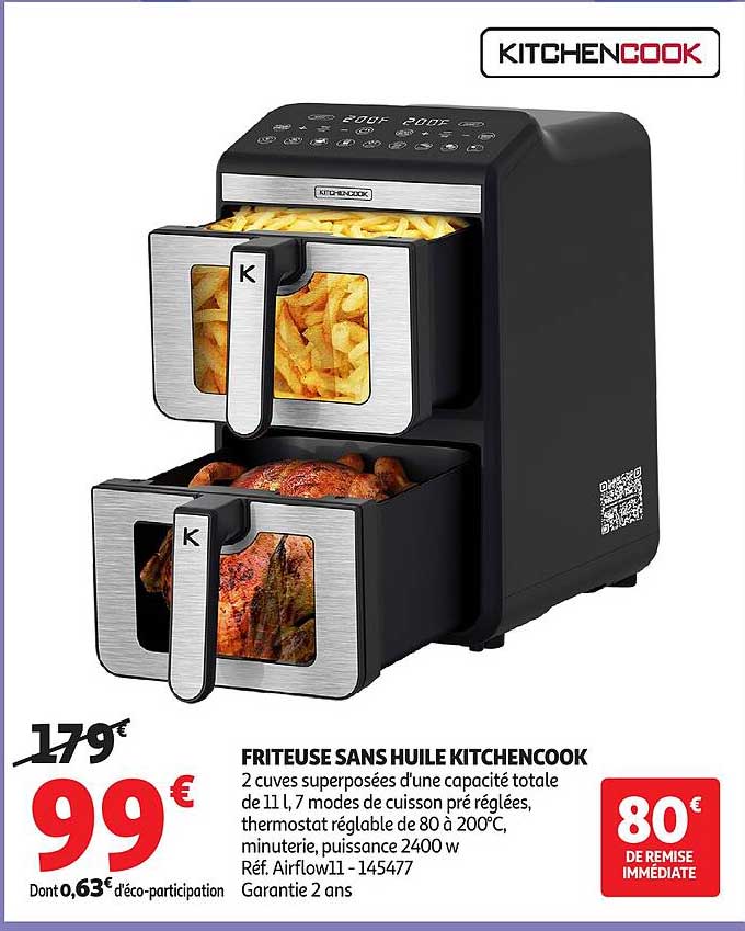FRITEUSE SANS HUILE KITCHENCOOK