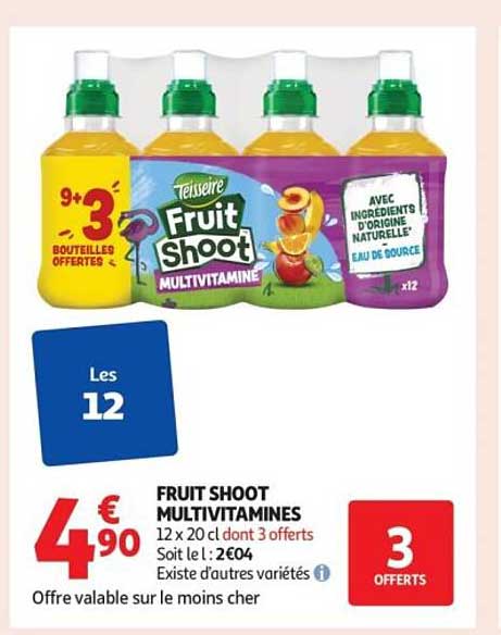 FRUIT SHOOT MULTIVITAMINES