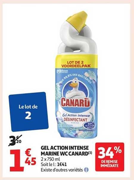 GEL ACTION INTENSE MARINE WC CANARD