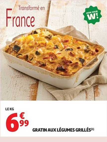 GRATIN AUX LÉGUMES GRILLÉS
