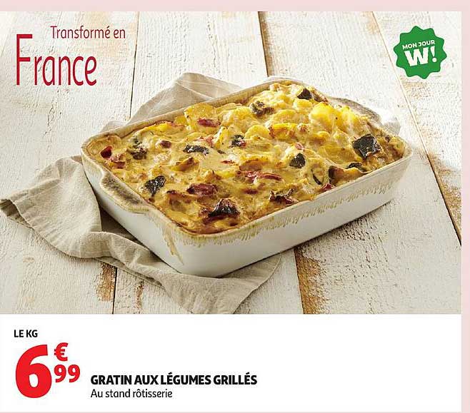 GRATIN AUX LÉGUMES GRILLÉS