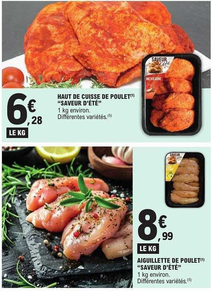 HAUT DE CUISSE DE POULET "SAVEUR D'ÉTÉ"