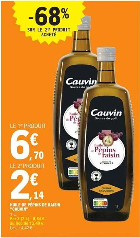 Huile de Pépins de Raisin "Cauvin"