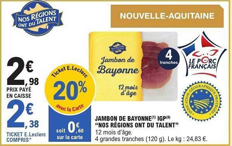 Jambon de Bayonne IGP