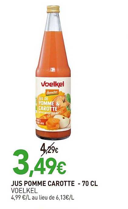 JUS POMME CAROTTE - 70 CL VOELKEL