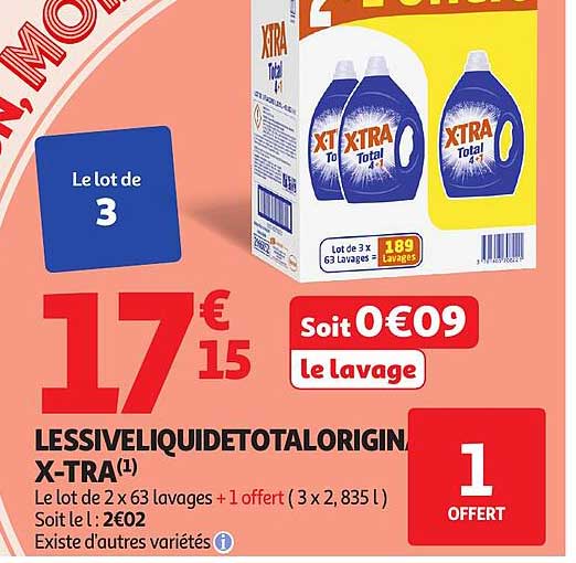 LESSIVE LIQUIDE TOTAL ORIGINE X-TRA