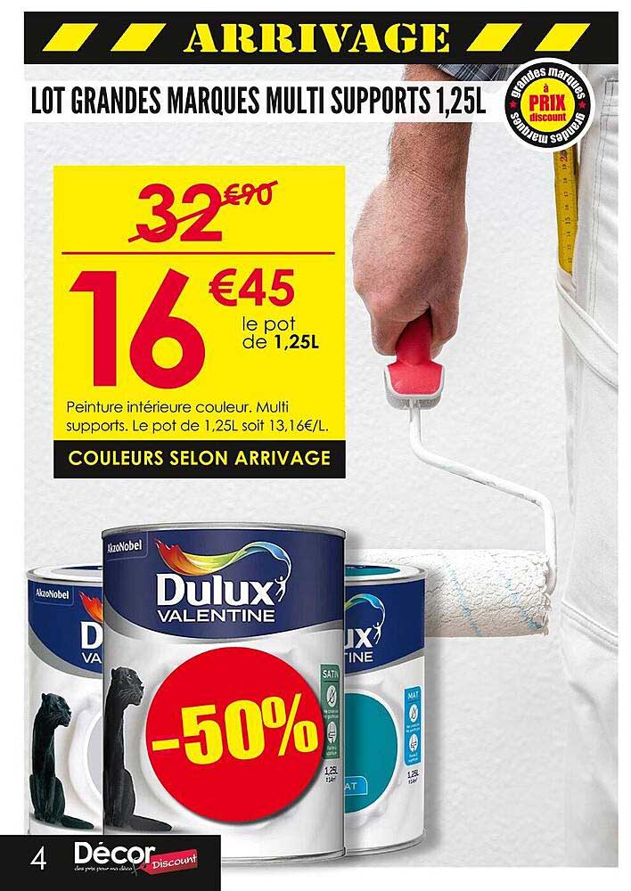 LOT GRANDES MARQUES MULTI SUPPORTS 1,25L