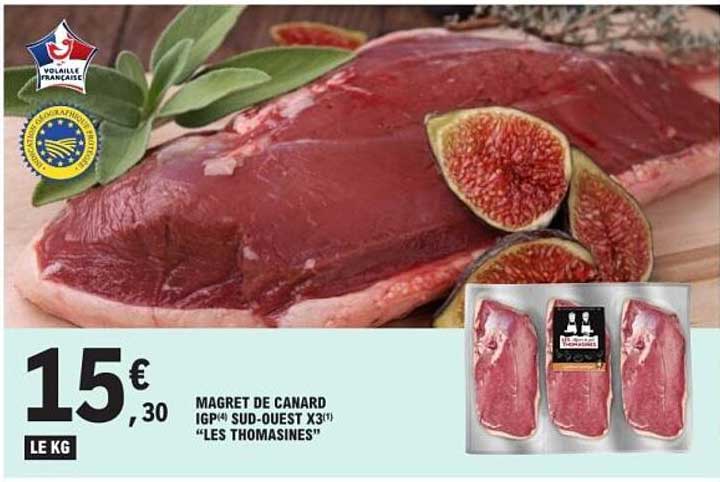 MAGRET DE CANARD IGP* SUD-OUEST X3 "LES THOMASINES"