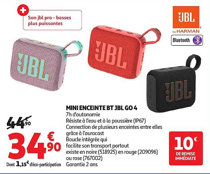 MINI ENCEINTE BT JBL GO 4