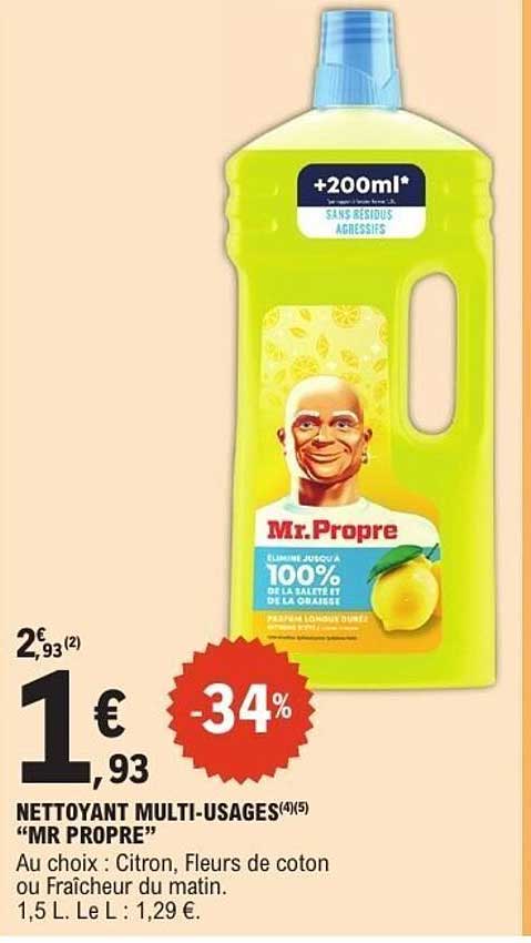NETTOYANT MULTI-USAGES "MR PROPRE"